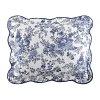 Laurel Manor Toile Garden Cotton Bedspread