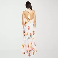 Premier Amour Womens Sleeveless Floral Maxi Dress