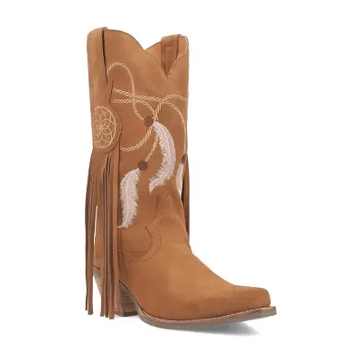 Dingo Womens Day Dream Block Heel Cowboy Boots