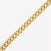 Bulova Stainless Steel 24 Inch Solid Curb Chain Necklace