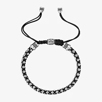 Bulova Stainless Steel Bolo Bracelet