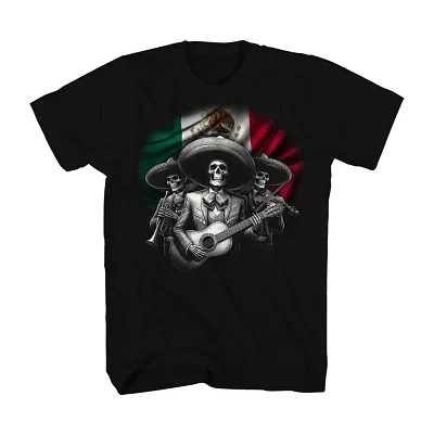 Mens Short Sleeve Mexico Graphic T-Shirt