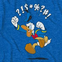 Mens Short Sleeve Donald Duck Graphic T-Shirt