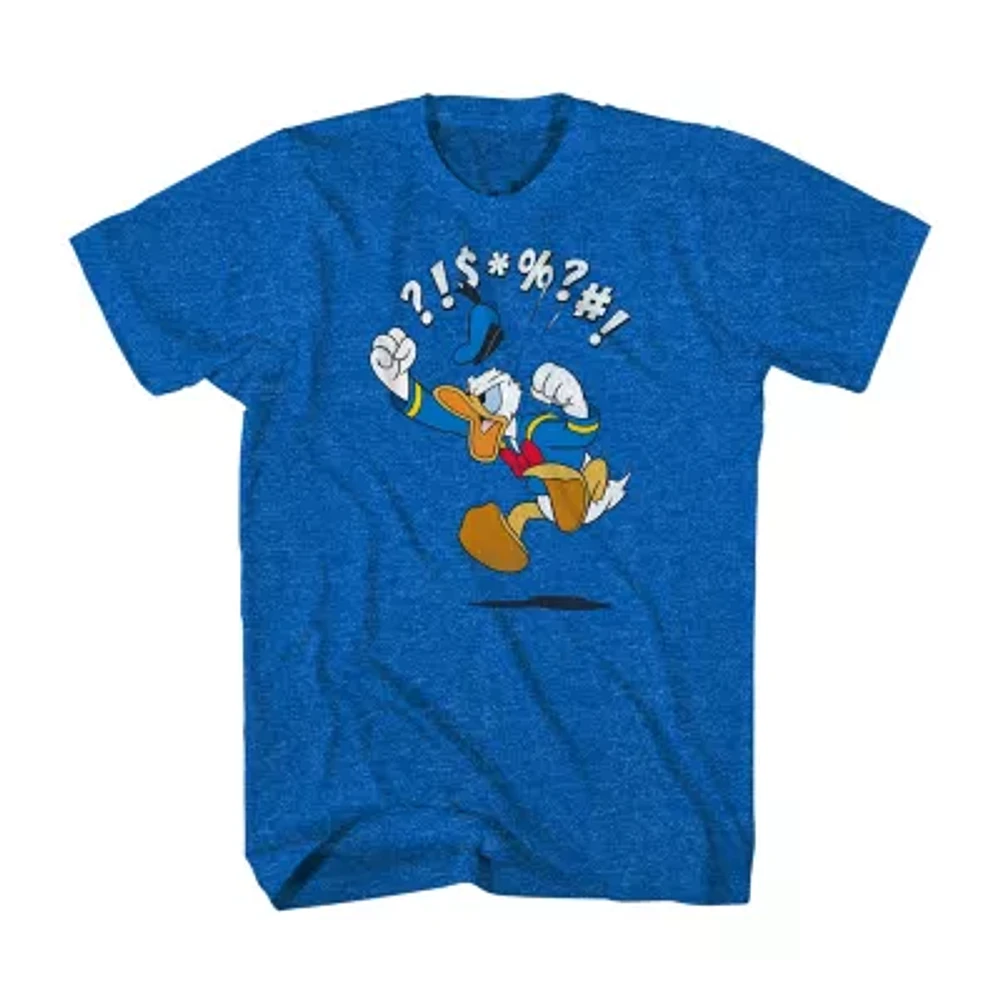 Mens Short Sleeve Donald Duck Graphic T-Shirt
