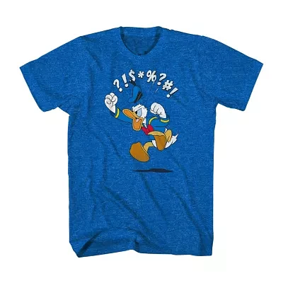Mens Short Sleeve Donald Duck Graphic T-Shirt