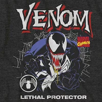 Mens Short Sleeve Venom Graphic T-Shirt