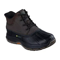 Skechers Hands Free Slip-Ins Mens John Deere Swamper Duck Waterproof Slip Resistant Flat Heel Rain Boots