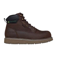 Skechers Mens John Deere Flex-Wedge Ranger Waterproof Slip Resistant Flat Heel Work Boots