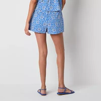 by&by Womens Mid Rise Wrap Skirt-Juniors