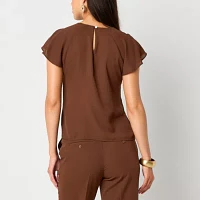 Worthington Petite Womens Perfect Blouse