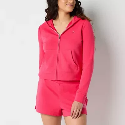 Juicy By Couture Juniors Womens Long Sleeve Zipper Hoodie