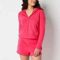Juicy By Couture Juniors Womens Long Sleeve Zipper Hoodie