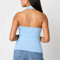 a.n.a Ribbed Womens Scoop Neck Sleeveless Tank Top