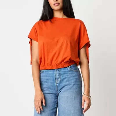 a.n.a Womens Round Neck Sleeveless T-Shirt