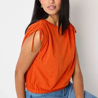 a.n.a Womens Round Neck Sleeveless T-Shirt