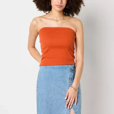 a.n.a Ribbed Womens Tube Top