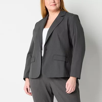 Liz Claiborne Kate Womens Classic Fit Blazer Plus