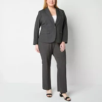Liz Claiborne Kate Womens Classic Fit Blazer Plus