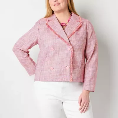 Liz Claiborne Womens Regular Fit Blazer Plus