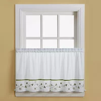 CHF Clover 2-pc. Rod Pocket Window Tier