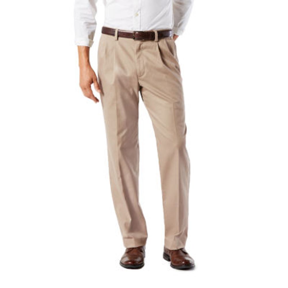 Dockers® Big u0026 Tall Classic Fit Easy Khaki Pleated Pants | Plaza Las  Americas