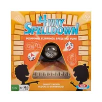 Ideal 4 Way Spelldown Game Board Game