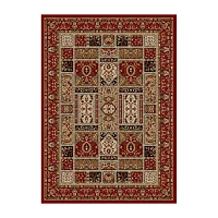 Como Panel Kerman Traditional Oriental Indoor Rectangular Area Rug