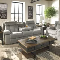 Signature Design by Ashley® Mitchiner Reclining Loveseat With Console