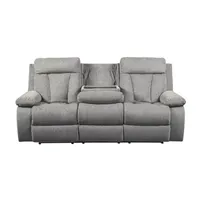 Signature Design by Ashley® Mitchiner Reclining Sofa With Drop Down Table