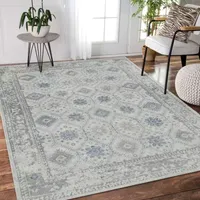 Amer Rugs Danivah Leah Hand Knotted Rectangular Rugs & Floor Coverings Indoor Bordered Accent Rugs