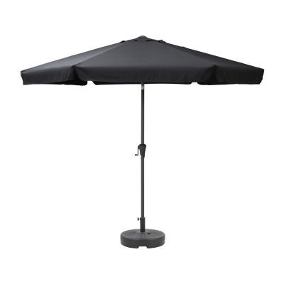 10FT Round Tilting Patio Umbrella and Base