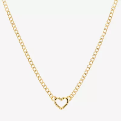 Womens 14K Gold Heart Pendant Necklaces