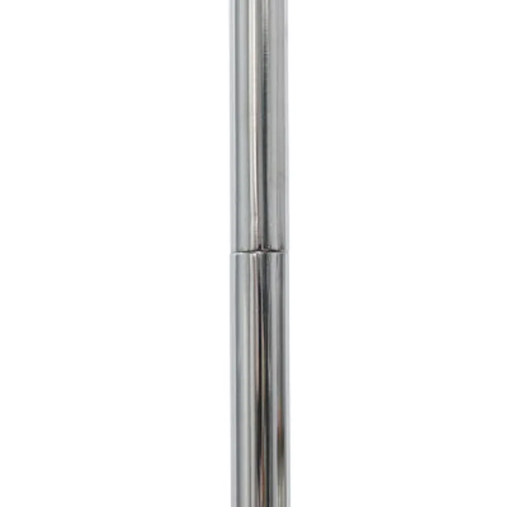 Simple Designs Arched Brushed Nickel Floor Lamp