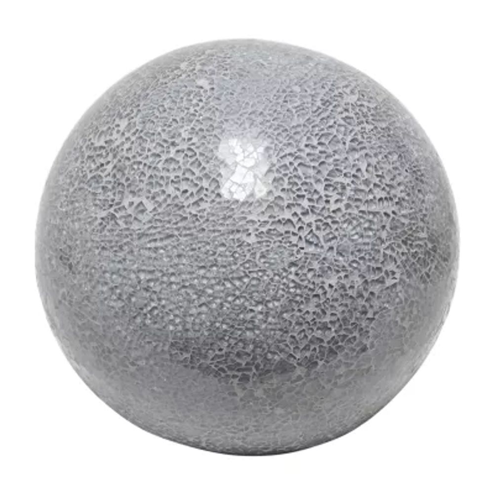 1 Light Mosaic Stone Ball Table Lamp