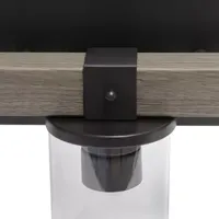All the Rages 3-Light Vanity With Restored Wood Look Lights