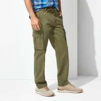 St. John's Bay Belted Mens Straight Fit Cargo Pant