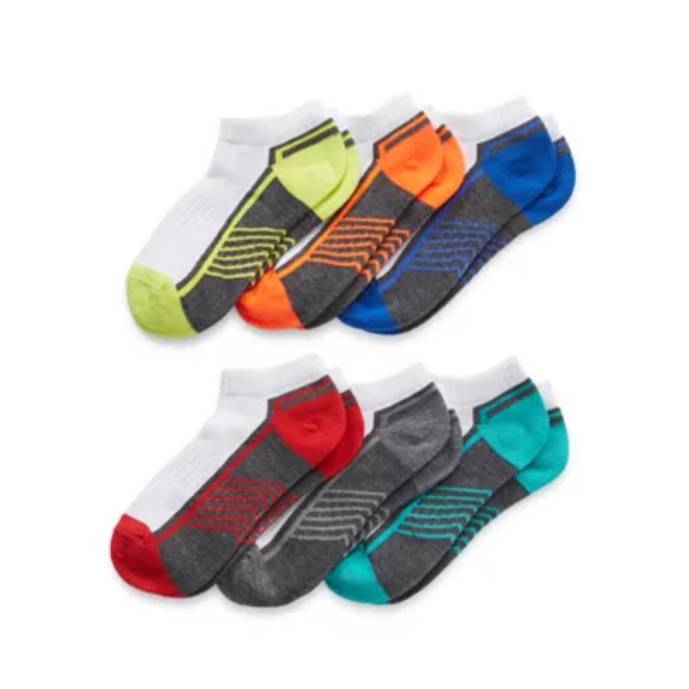 Xersion Little & Big Boys 6 Pair Low Cut Socks