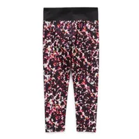 Xersion Little & Big Girls Mid Rise 7/8 Ankle Leggings