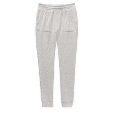 Xersion Girls Hacci Mid Rise Cuffed Fleece Jogger Pant