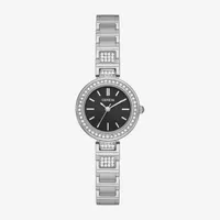 Geneva Womens Crystal Accent Silver Tone Bracelet Watch Fmdjm250