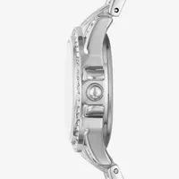 Geneva Womens Crystal Accent Silver Tone Bracelet Watch Fmdjm252