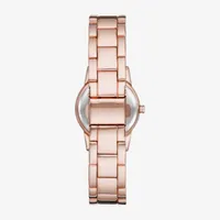 Geneva Womens Crystal Accent Rose Goldtone Bracelet Watch Fmdjm257