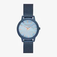 Geneva Unisex Adult Blue Stainless Steel Bracelet Watch Fmdjm264