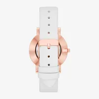 Geneva Ladies Womens White 4-pc. Watch Boxed Set Fmdjset701