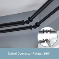 Kenney Mission Square Double Bay Window Rod