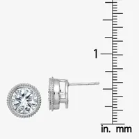 True Light 3 1/4 CT. T.W. Lab Created White Moissanite 14K Gold 10.7mm Stud Earrings