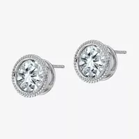 True Light 3 1/4 CT. T.W. Lab Created White Moissanite 14K Gold 10.7mm Stud Earrings