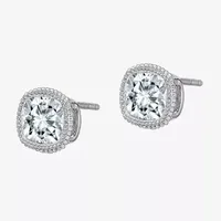 True Light 1 1/8 CT. T.W. Lab Created White Moissanite 14K White Gold 7mm Stud Earrings