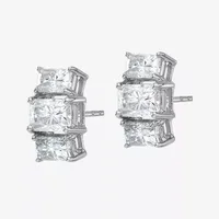 True Light CT. T.W. Lab Created White Moissanite 14K White Gold 16mm Stud Earrings