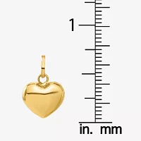 Womens 14K Gold Heart Pendant